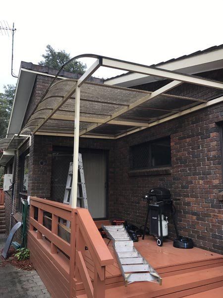 Sky light roof installation work