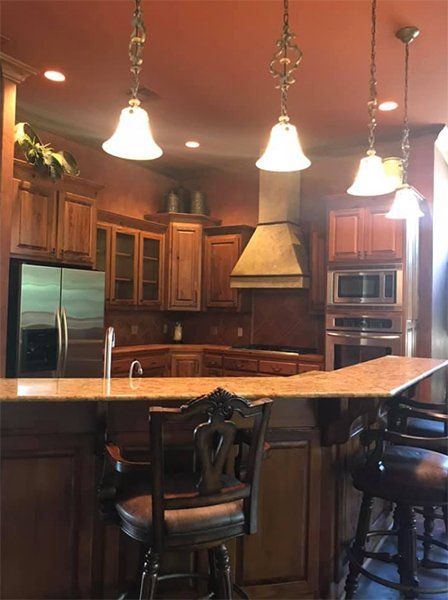Kitchen with Cabinets — Prairieville, LA — Angie’s Maids the Day LLC
