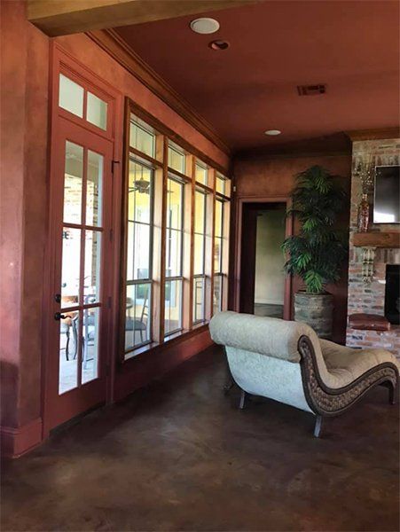 Living Area with Sofa — Prairieville, LA — Angie’s Maids the Day LLC