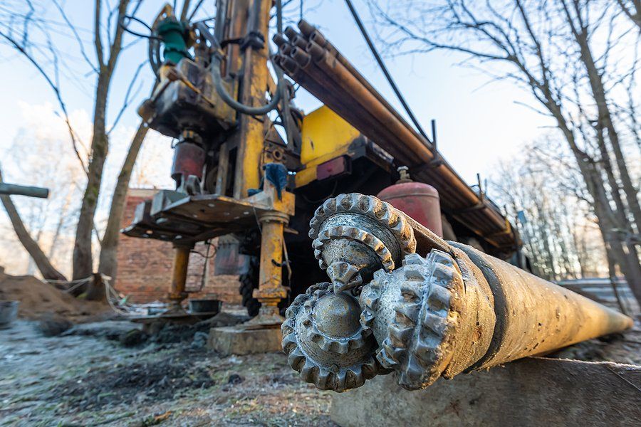 a mud rotary drilling