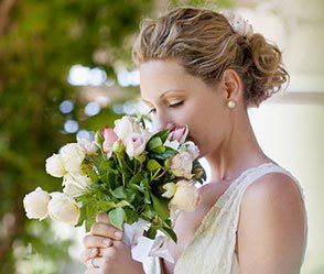wedding day hair styling service