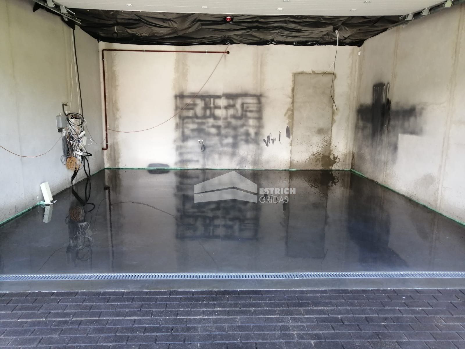 Estrich industriālā grīda