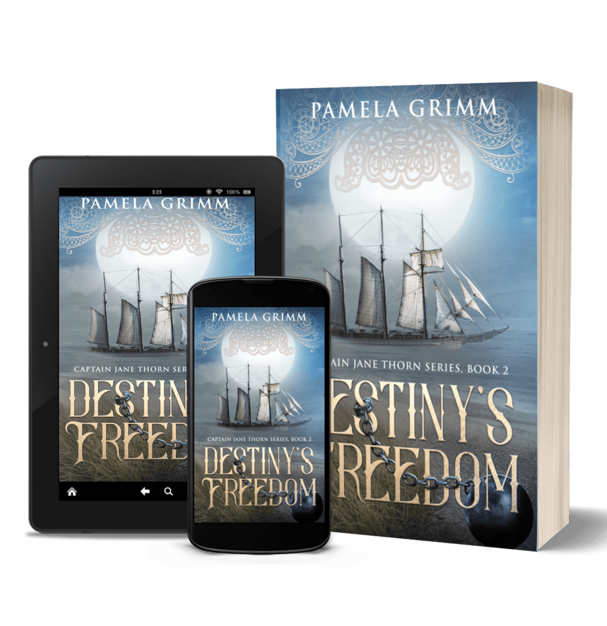 A book called destiny 's freedom by pamela grimm