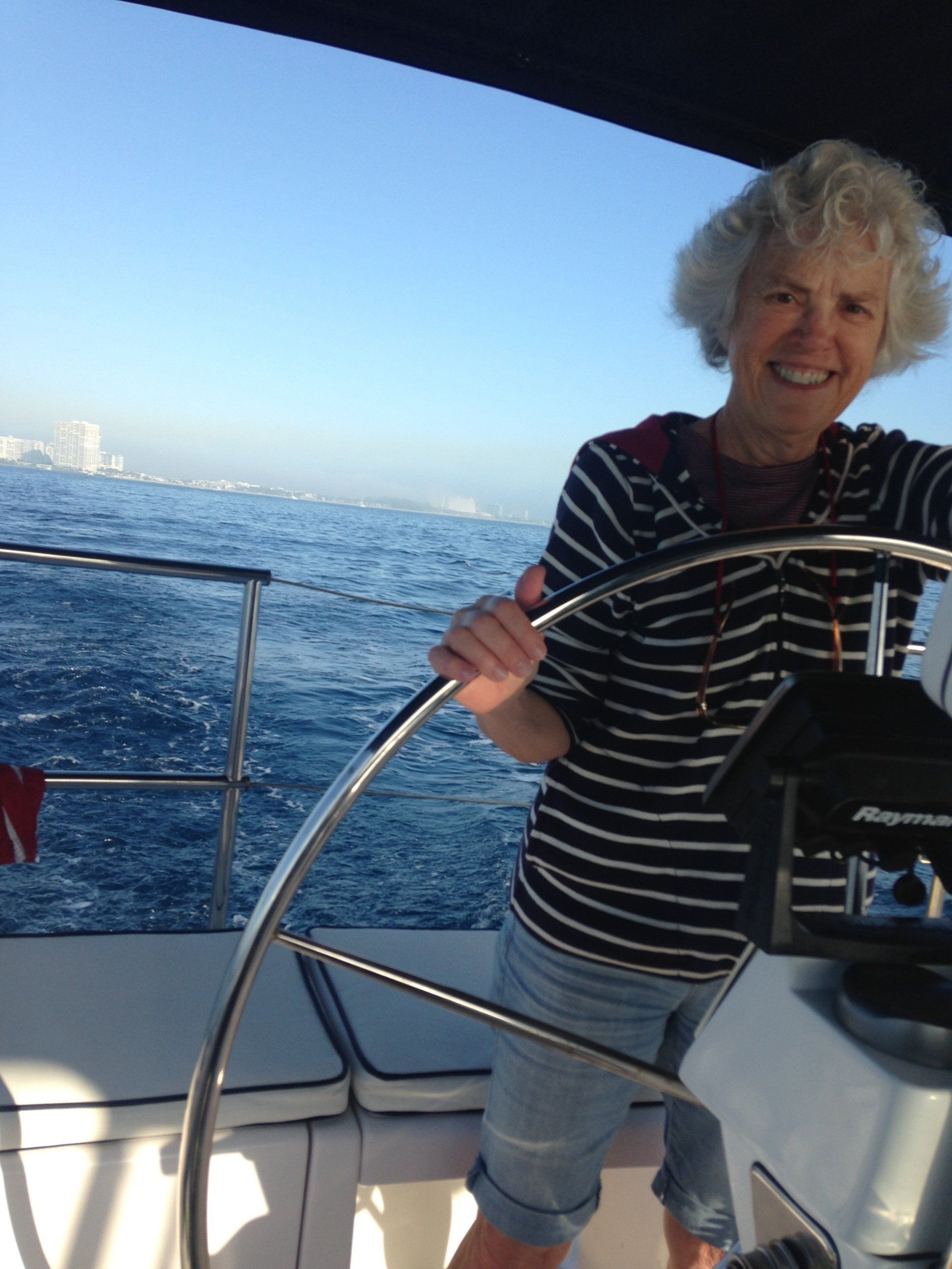 author janet howle at the helm of her vessel