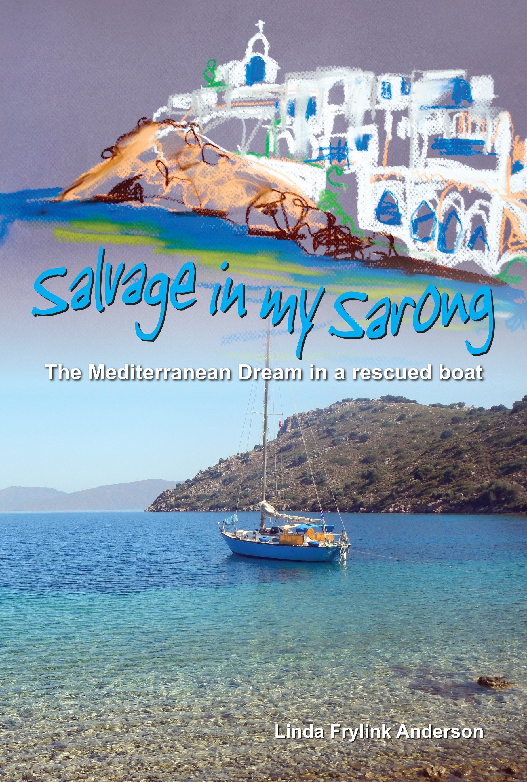 The cover of a book titled salvage in my sarong