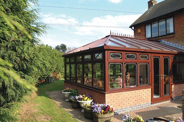 Extensive range of UPVC conservatory roof styles and colours