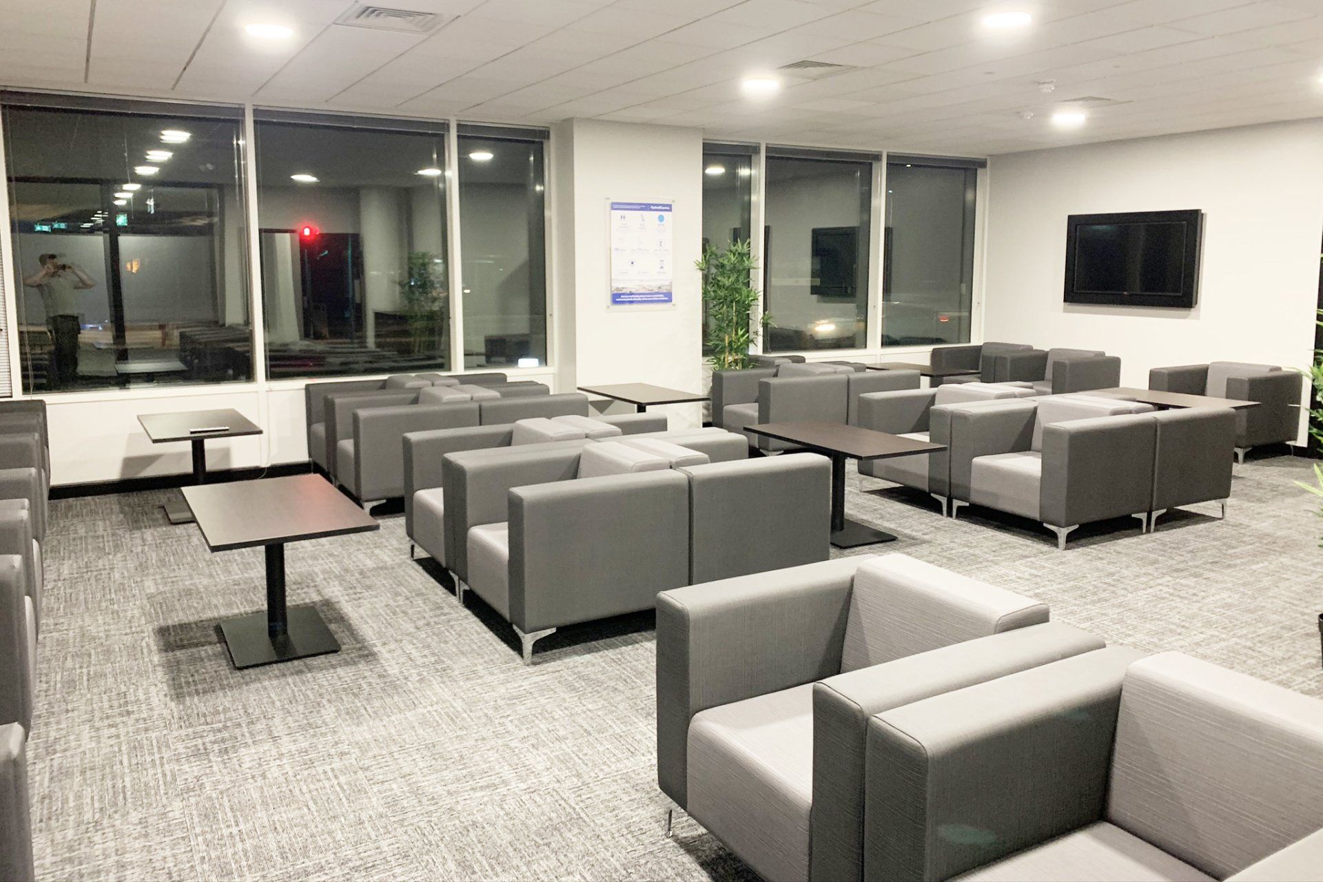 Contract upholstered armchairs for reception