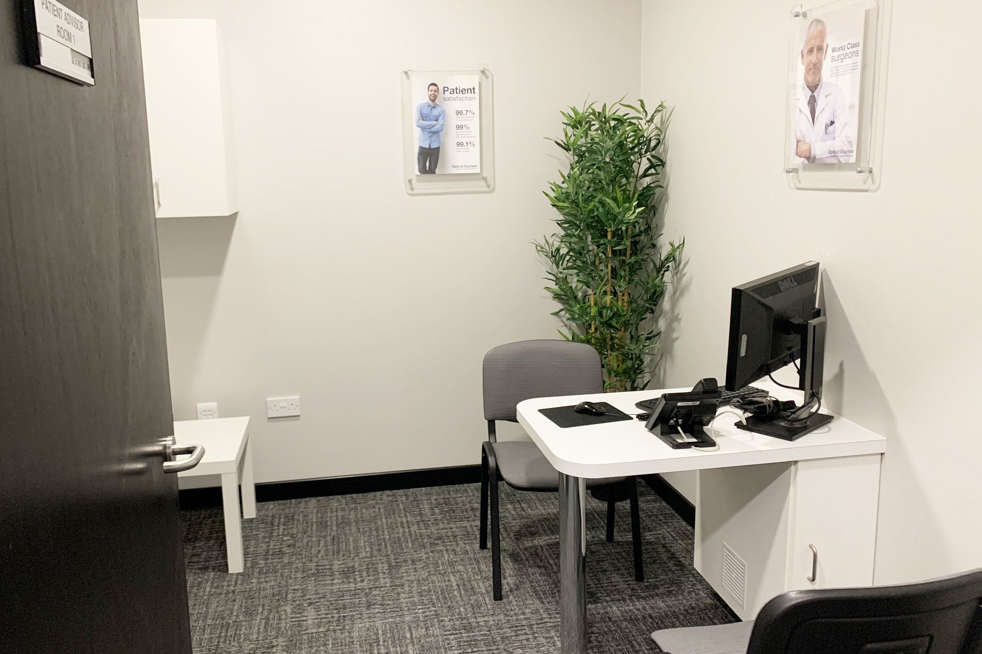 office chair and desk, Scotland