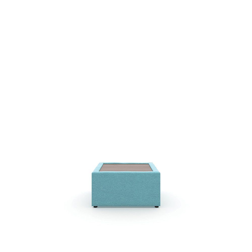 modular 100 series contract upholstered table with wooden top