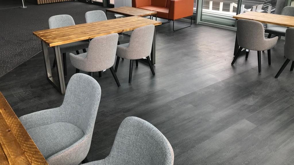 contract soft seating cafe area