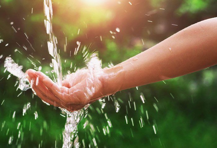 A Water Flowing On Water