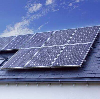 Solar Panel on Roof — Roofing in Fresno, CA