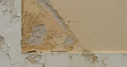 Cracked plaster