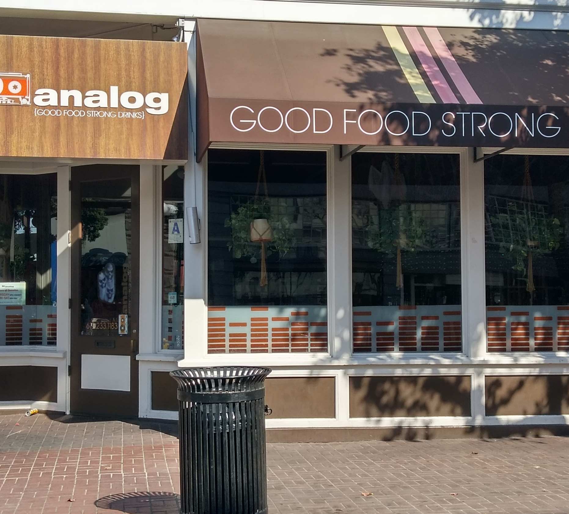 Analog Bar awnings