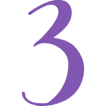 #3 for the third step of enjoying the benefit of postpartum doula care