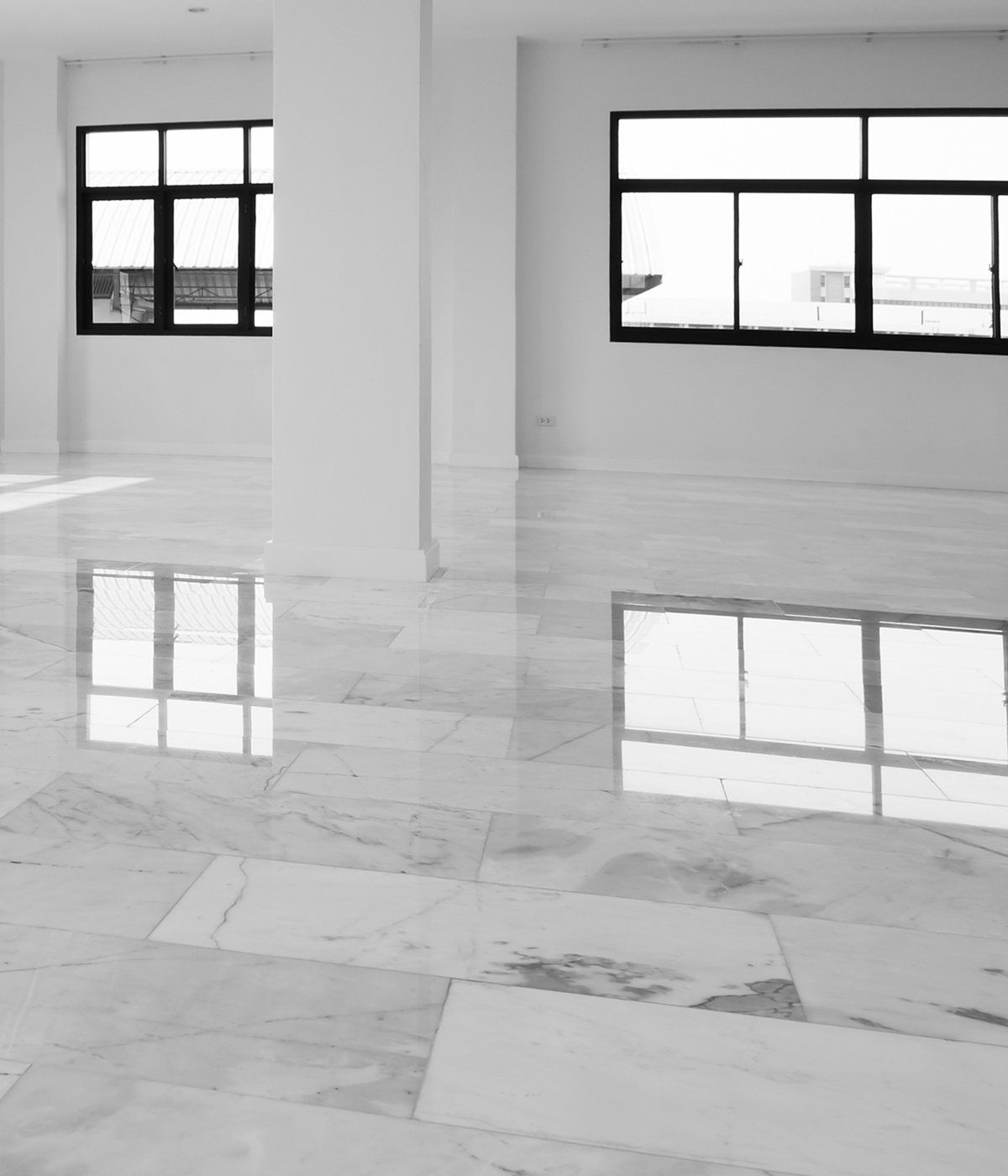 Vent Cleaning — Empty Room With Marble Flooring in Key West, FL Vent Cleaning — Empty Room With Marble Flooring in Key West, FL