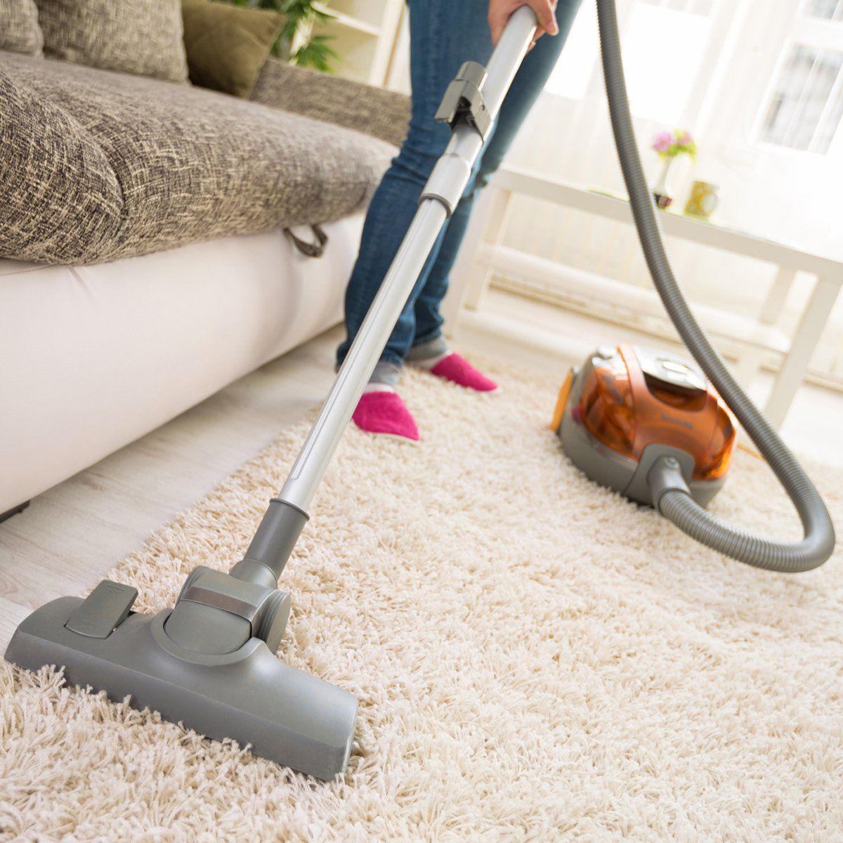 Air Conditioning Vent Cleaning — Person Cleaning Beautiful Carpet in Key West, FL Air Conditioning Vent Cleaning — Person Cleaning Beautiful Carpet in Key West, FL