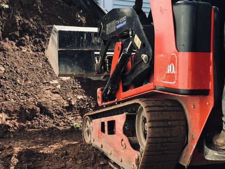 Grading Landscape Job West Hartford, Landscape Construction