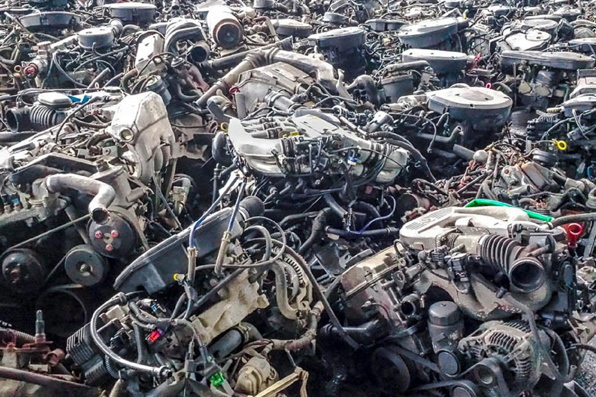 mixed motor scraps