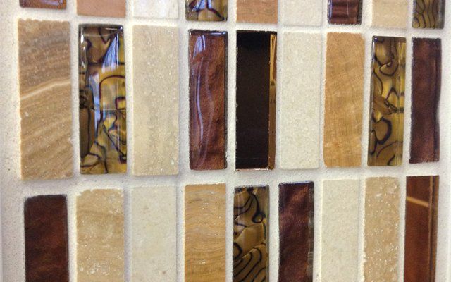 Safari tiger mosaic