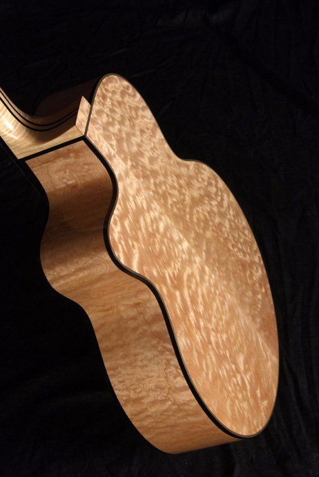 Another back and side view Dinah in quilted maple and alpine spruce