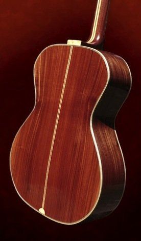 Another backside view Archback Fingerstyle Artist model in Kotibe and alpine spruce