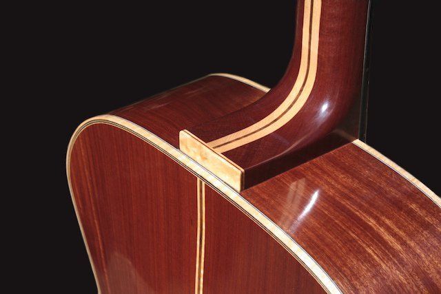 Another neck body joint Archback Fingerstyle Artist model in Kotibe and alpine spruce
