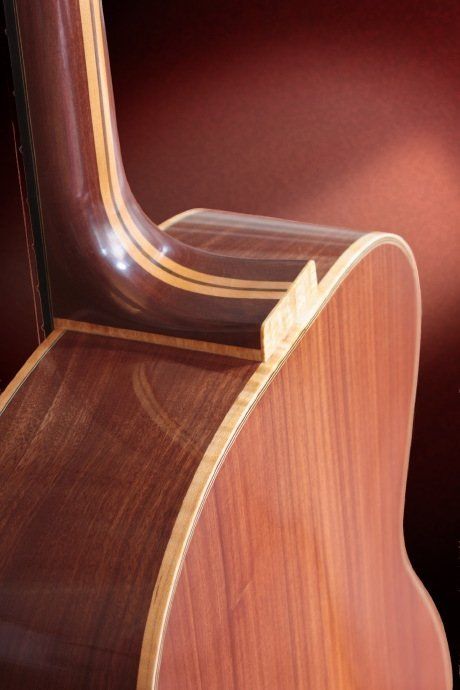 Neck body joint Archback Fingerstyle Artist model in Kotibe and alpine spruce