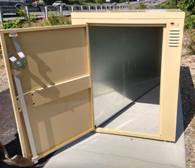 Open Bike Locker at Owl Creek