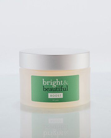 Boost skin exfoliating acids product from Bright & Beautiful