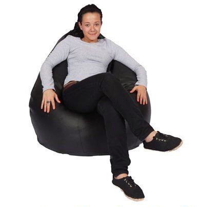 black bean bag chair queen size