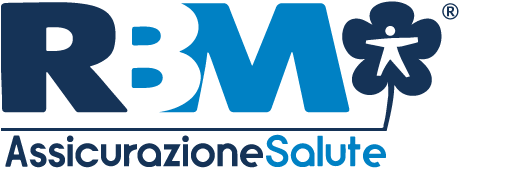 Logo RBM Assicurazione Salute. Lettere blu 