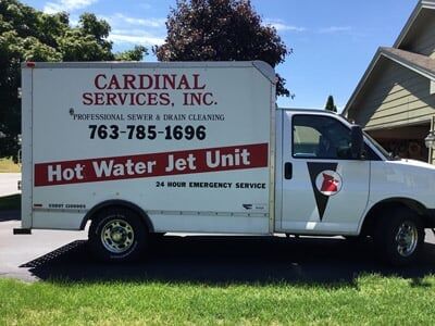 Hot jet truck — Cabling Drains in Coon Rapids, MN Hot jet truck — Cabling Drains in Coon Rapids, MN