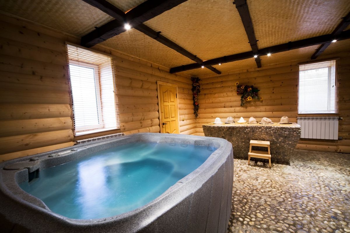 Jacuzzi Heaters And Pool Pumps — Jacuzzi with Water in Hampton Roads, VA Jacuzzi Heaters And Pool Pumps — Jacuzzi with Water in Hampton Roads, VA