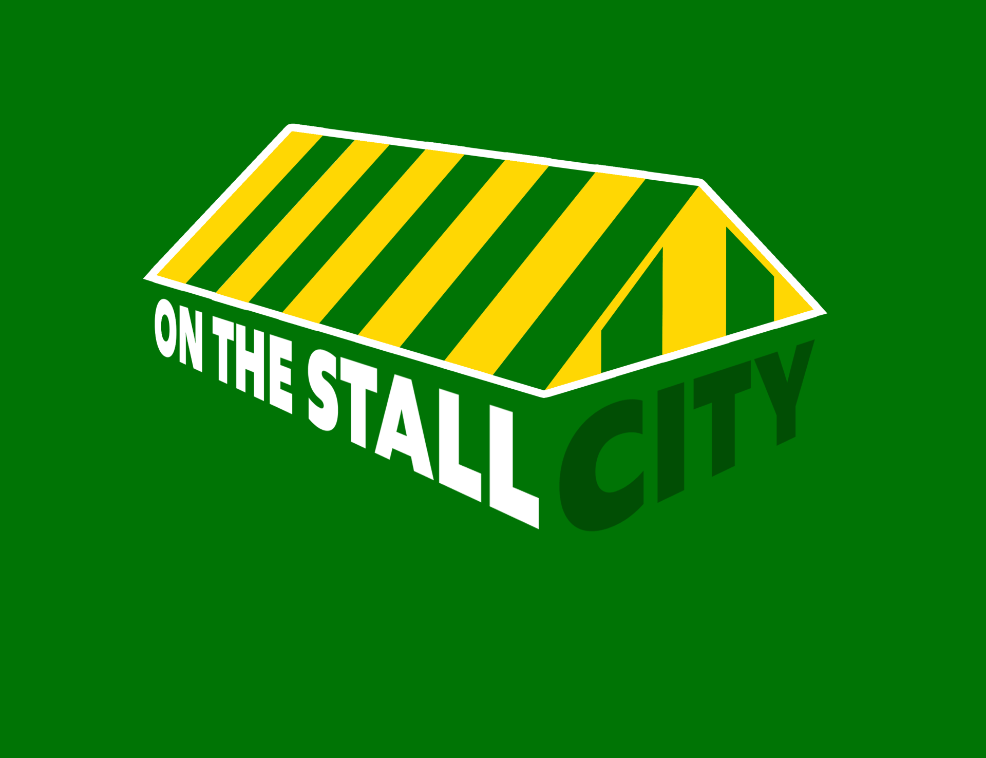 On the Stall City logo green