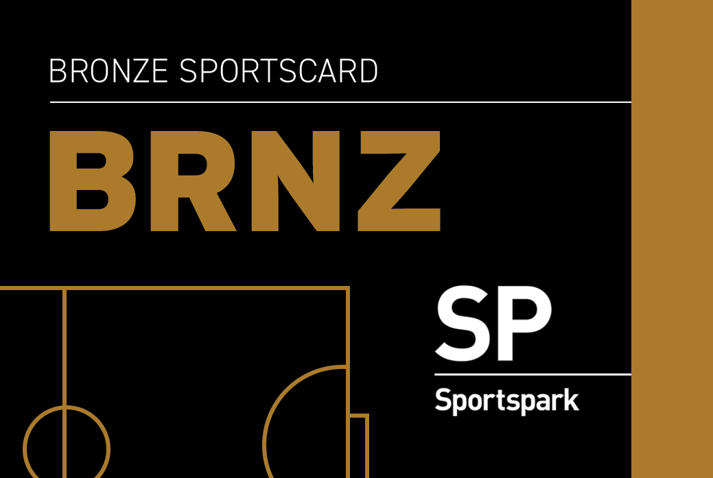 Sportspark Bronze membership card