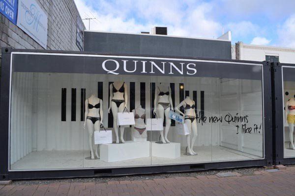 Exterior view of the store