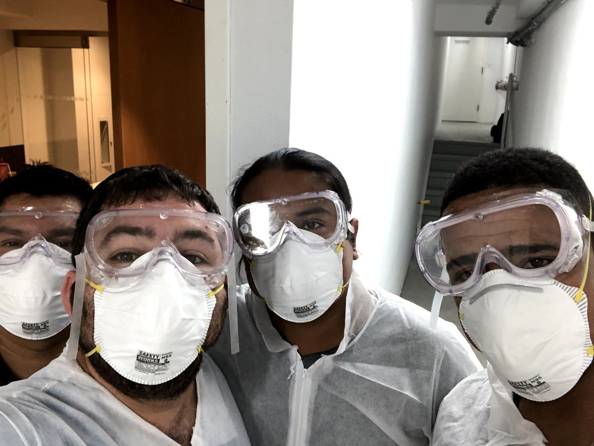 Team on the job!