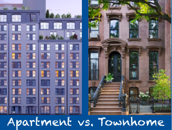 Showdown Apartment vs. Townhome during Covid crisis