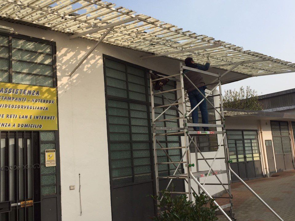 costruzione tettoia
