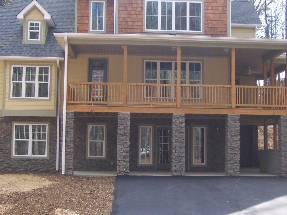 Brick Column And Wall Of The House — Waynesville, NC — Stoneworld of NC, LLC