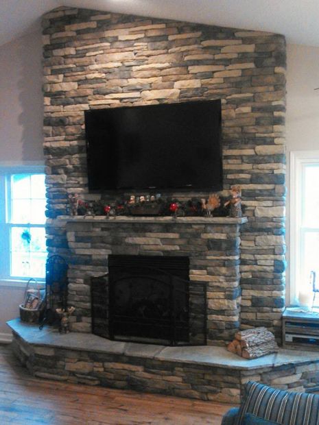 Cultured Stone Work On Front Of House — Waynesville, NC — Stoneworld of NC, LLC