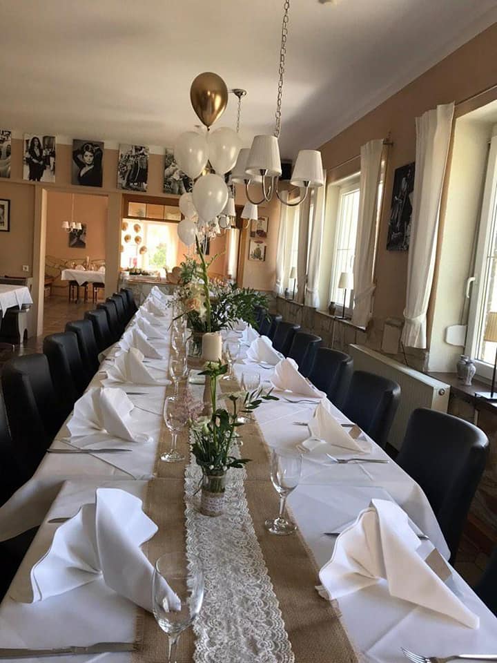 gedeckte Tafel La Romantica