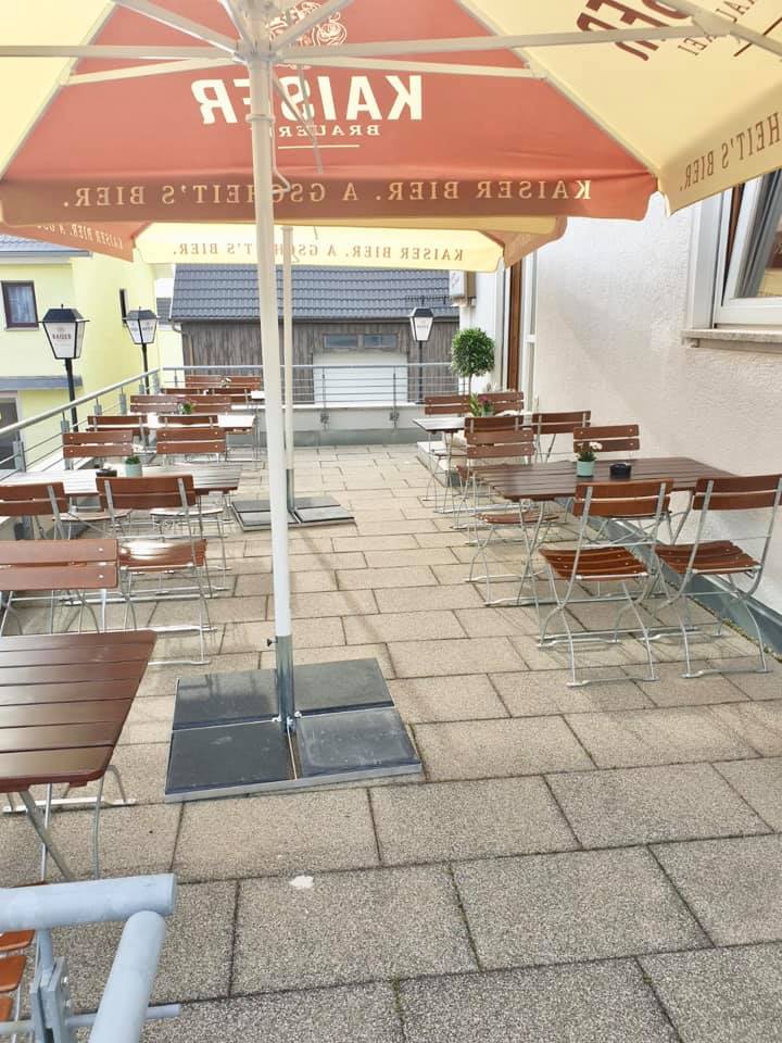 Blick auf Terrasse