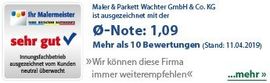 Bewertung sehr gut