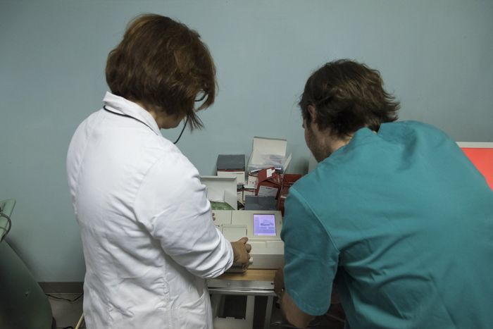 la facciata esterna di una clinica veterinaria