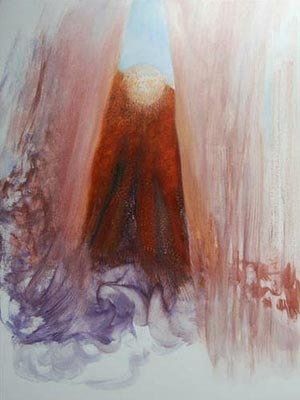 schilderij abstract terra  hoop