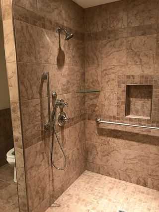 vinyl flooring — Shower in Frostburg, MD