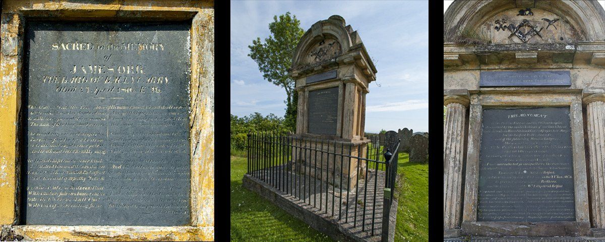 Photos of James Orr Memorial by Art Ward ©