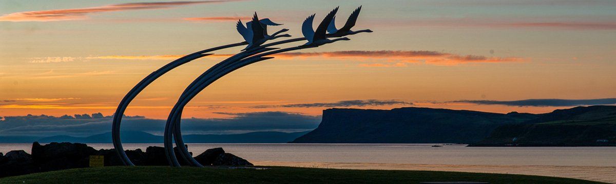 Photo of the Children of Lir Sculpture by Art Ward